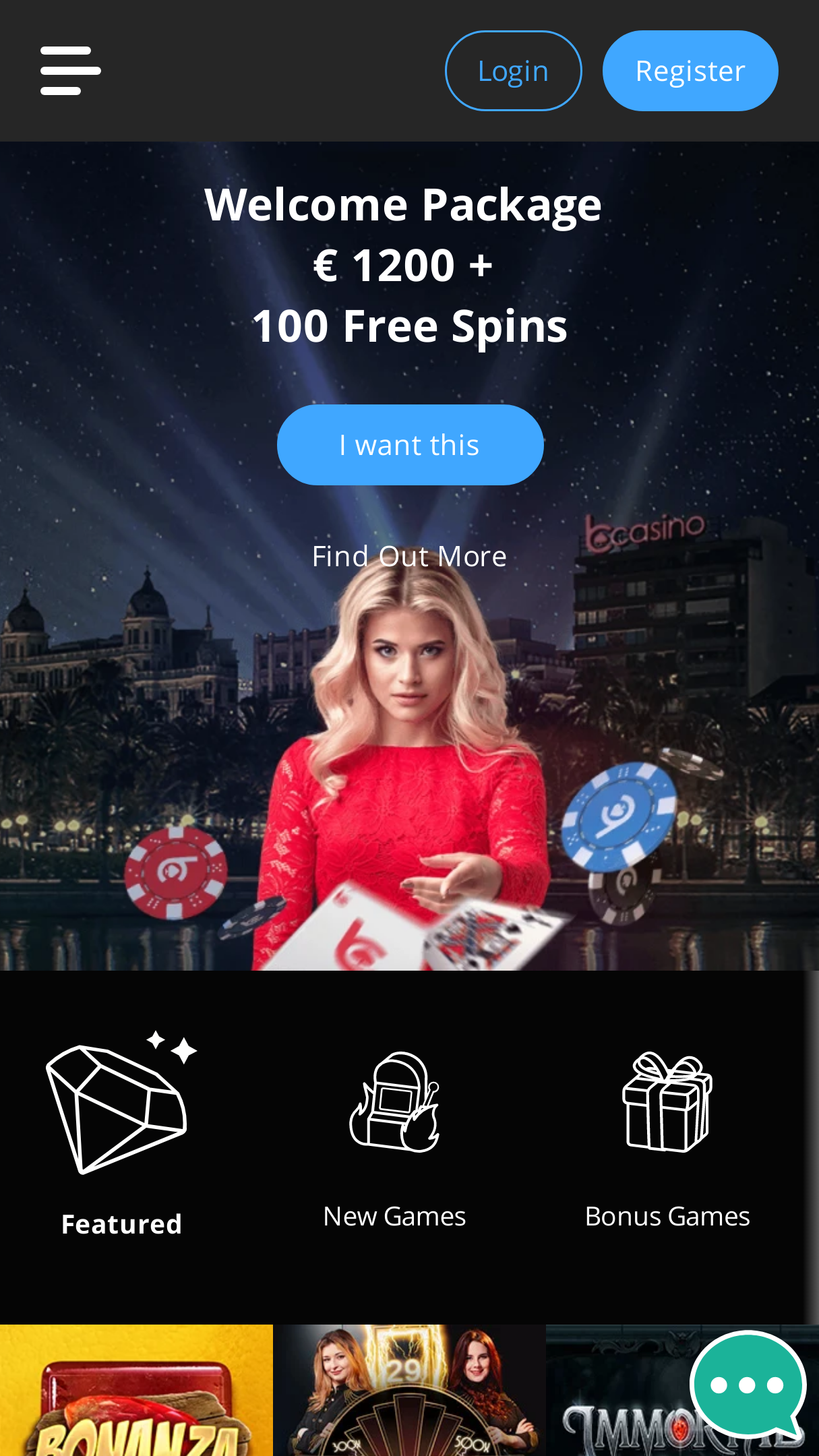 bCasino Screenshot bCasino Screenshot