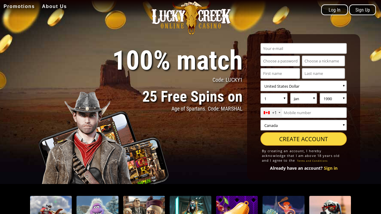 Lucky Creek Screenshot Lucky Creek Screenshot