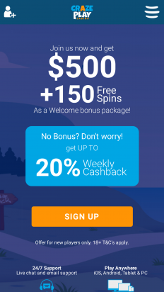 CrazePlay Casino Bonus Codes 2021 CrazePlay Casino Bonus Codes 2021