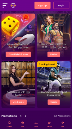 bitcoin casino free spins trust dice