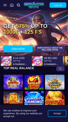 SpaceWin Casino Screenshot