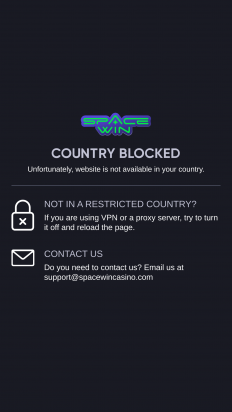SpaceWin Casino Screenshot