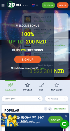 20Bet Screenshot