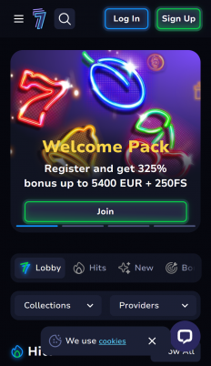 7Bit Casino Screenshot