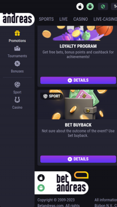 BetAndreas Screenshot
