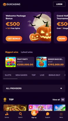 Duxcasino Screenshot