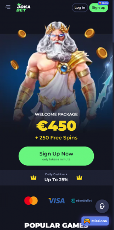 Jokabet Casino Screenshot