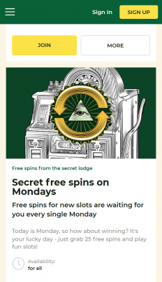 Mason Slots Screenshot