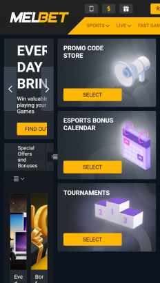 MELbet Casino Screenshot
