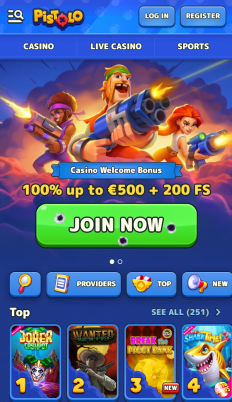 Pistolo Casino Screenshot