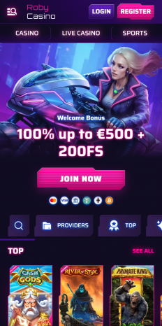 RobyCasino Screenshot