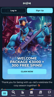 RockstarWin Casino Screenshot