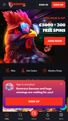 Rooster.bet Screenshot