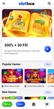 Slottica Casino Screenshot