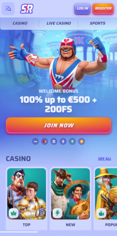 Spinrollz Casino Screenshot