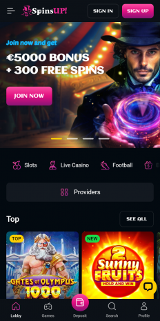 SpinsUp Screenshot