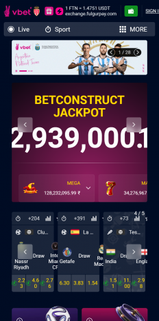 Vbet Screenshot