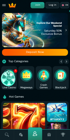 WinsRoyal Casino Screenshot