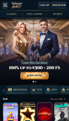 WonderLuck Casino Screenshot