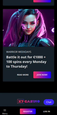 X7 Casino Screenshot