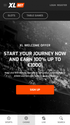 XLbet Screenshot