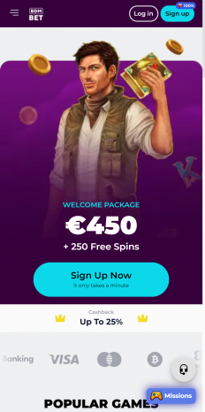 BDMbet Casino Screenshot