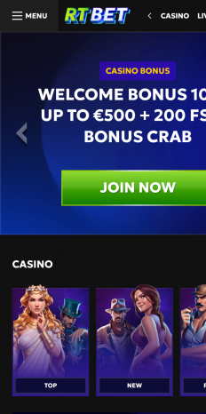 RTbet Screenshot