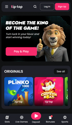 Tip-Top.bet Screenshot