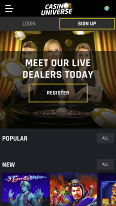 Casino Universe Screenshot