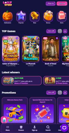 Lolly Spins Screenshot