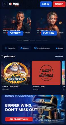 RollCasino Screenshot