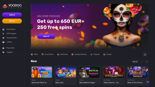 Voodoo Casino Screenshot