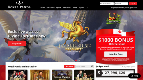 Royal panda free spins