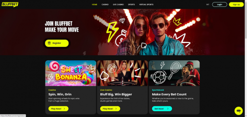 Bluffbet Screenshot