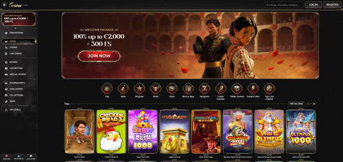 Casina Casino Screenshot