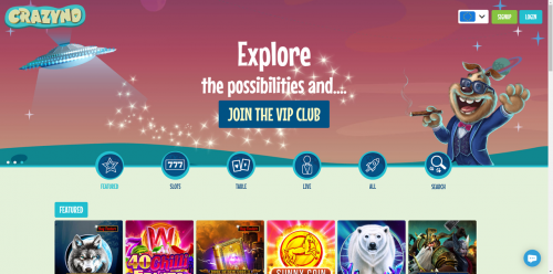 Crazyno Casino Screenshot