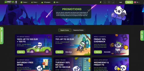 Fastpay Casino Screenshot