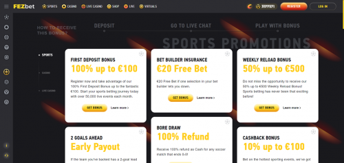 FEZbet Casino Screenshot