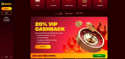 Flamez Casino Screenshot