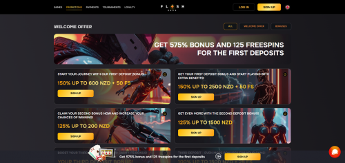 FlashDash Casino Screenshot