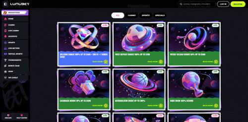 Lunubet Casino Screenshot