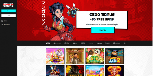 Manga Casino Screenshot