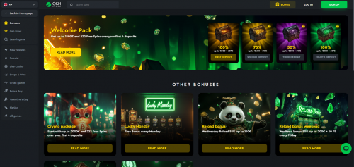 OSH Casino Screenshot