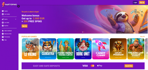 PartySpins Screenshot