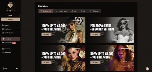 PlayFashionTV Casino Screenshot