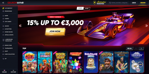 QuickWin Casino Screenshot