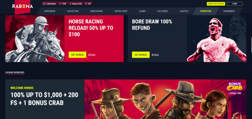 Rabona Casino Screenshot