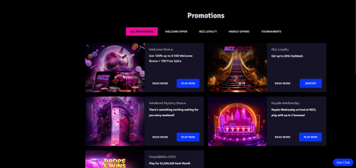 Rizz Casino Screenshot