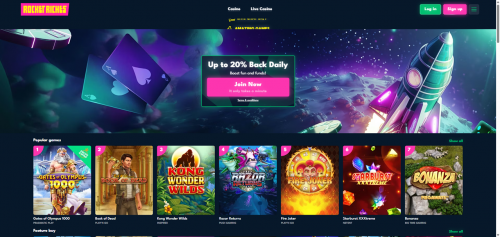 Rocket Riches Casino Screenshot