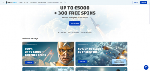 RocketSpin Screenshot